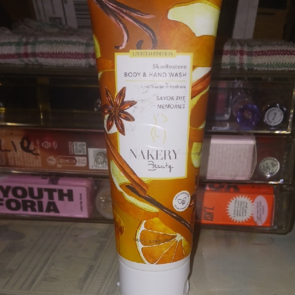 Nakery Skin Restore Body & Hand Wash 3.30 Fl. Oz.